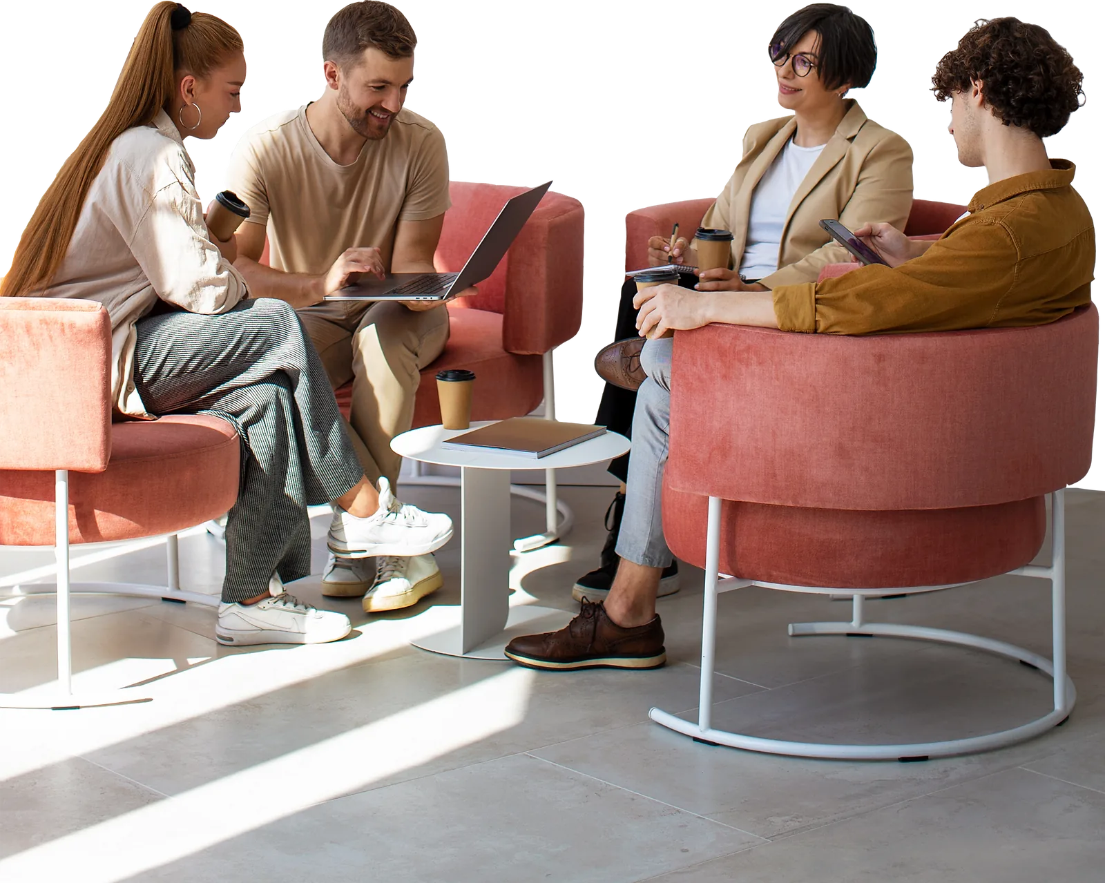 Learners applying core skills for work in a real workplace setting